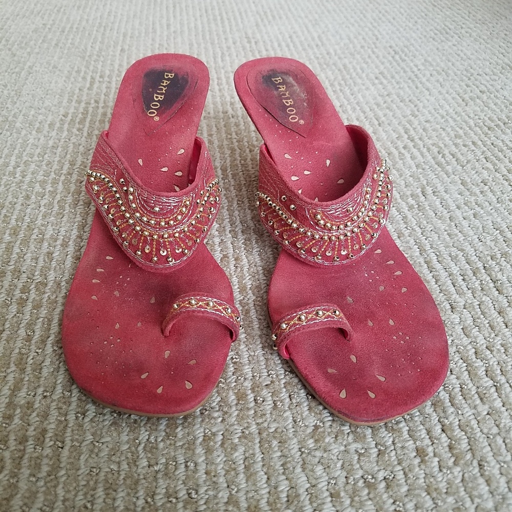 Bamboo sandal size 7